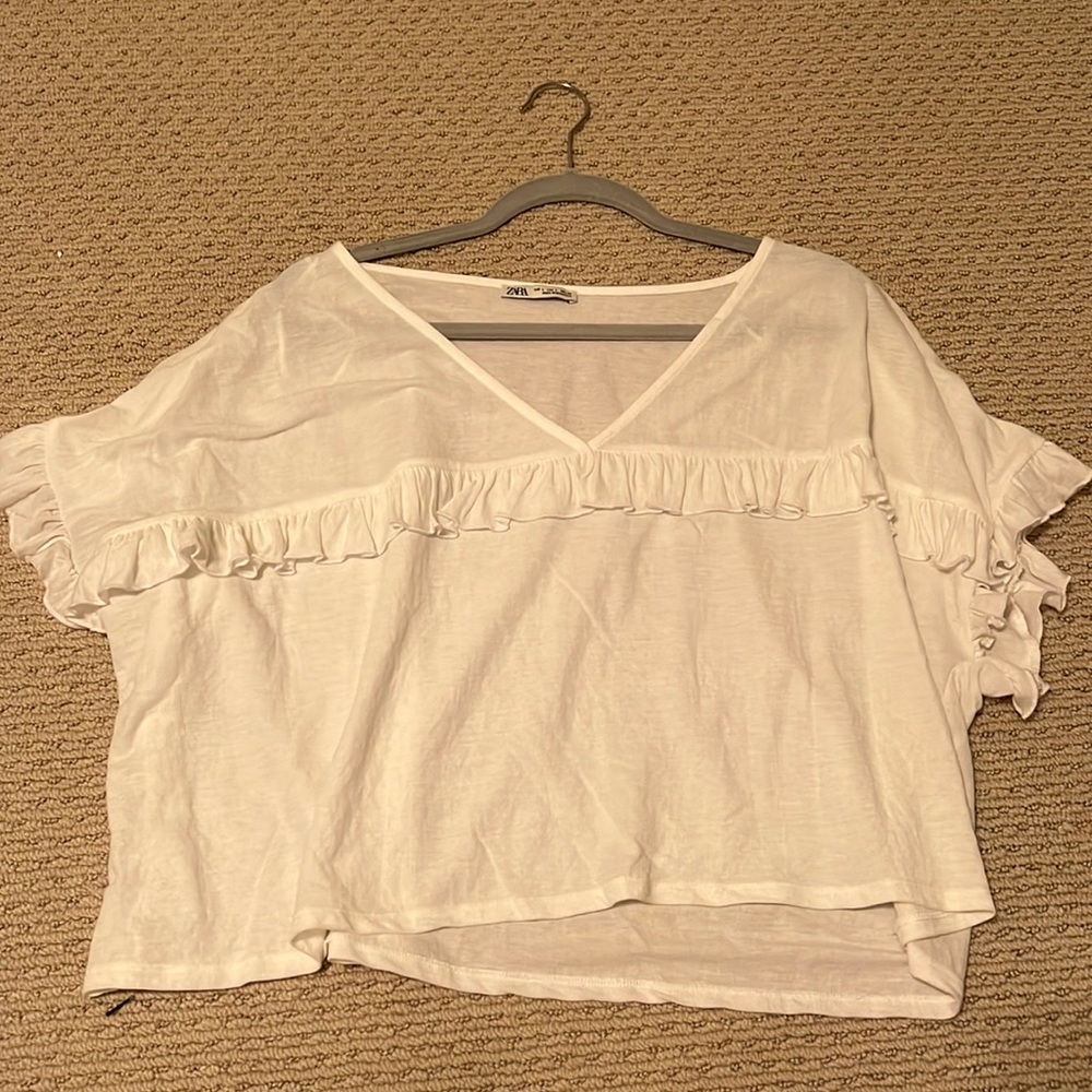 Zara white shirt (size large)